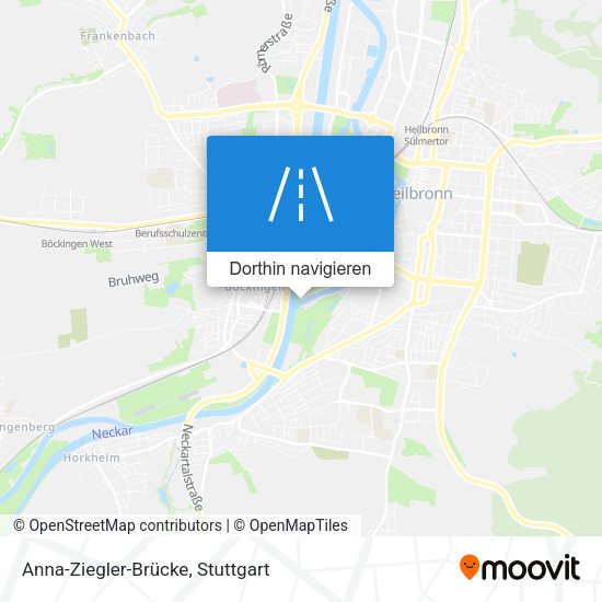 Anna-Ziegler-Brücke Karte