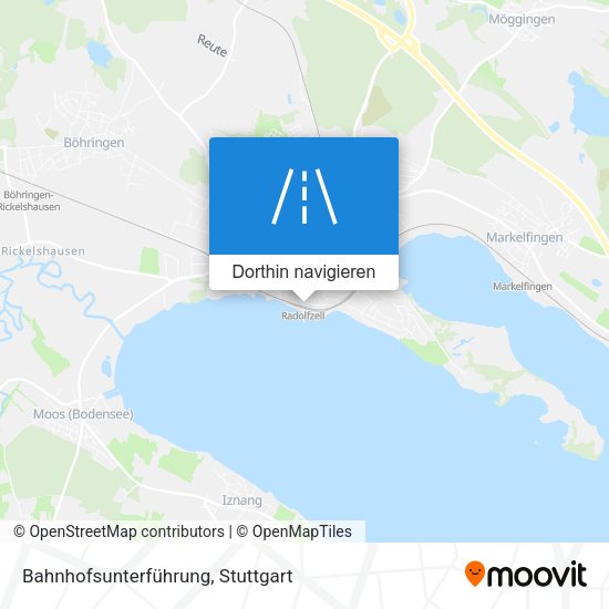 Bahnhofsunterführung Karte