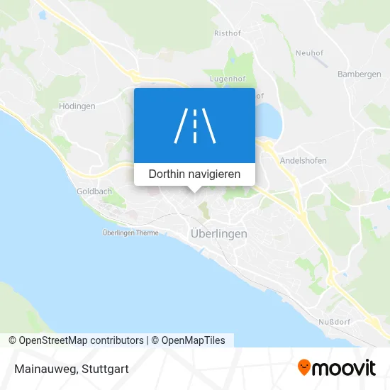 Mainauweg Karte