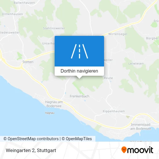 Weingarten 2 Karte
