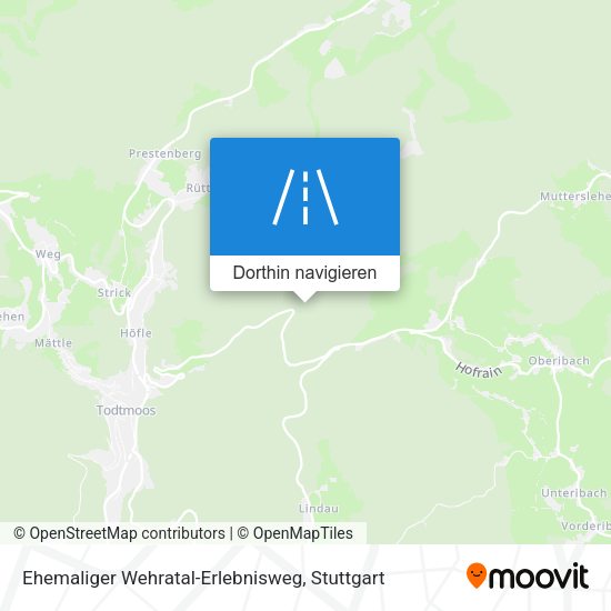 Ehemaliger Wehratal-Erlebnisweg Karte