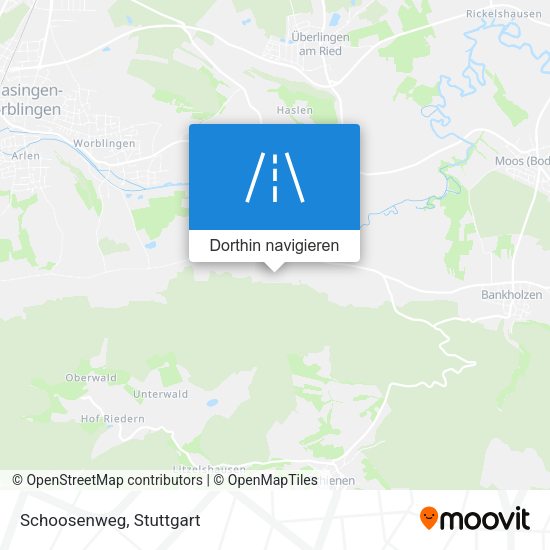 Schoosenweg Karte