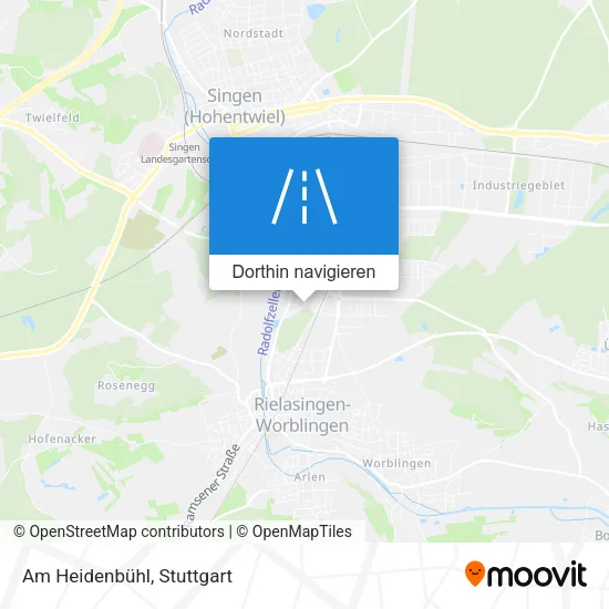 Am Heidenbühl Karte