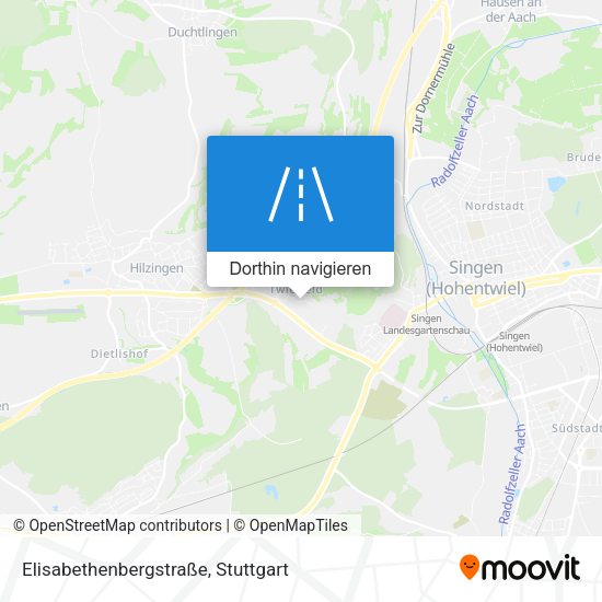 Elisabethenbergstraße Karte