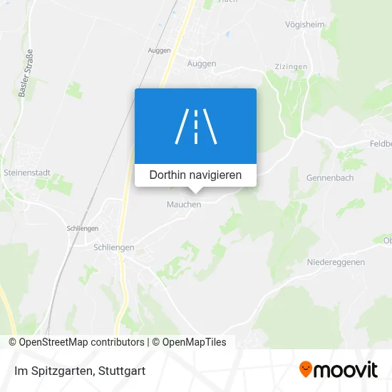 Im Spitzgarten Karte