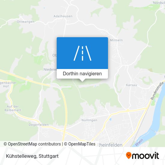 Kühstelleweg Karte