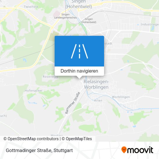 Gottmadinger Straße Karte