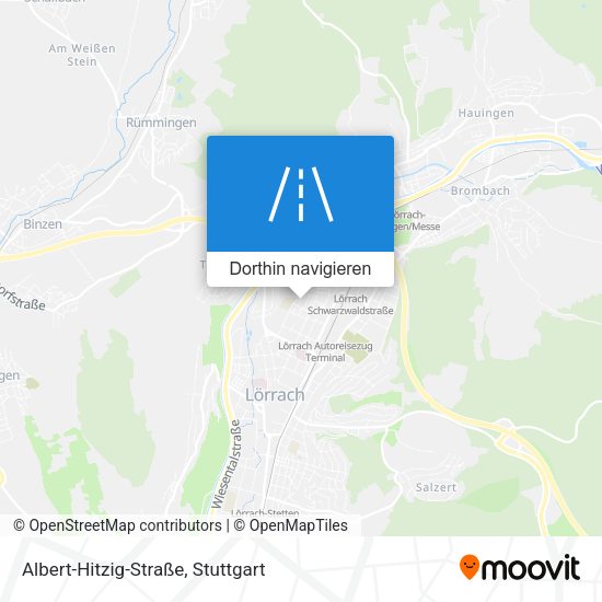 Albert-Hitzig-Straße Karte