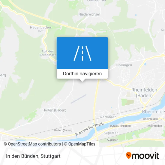 In den Bünden Karte