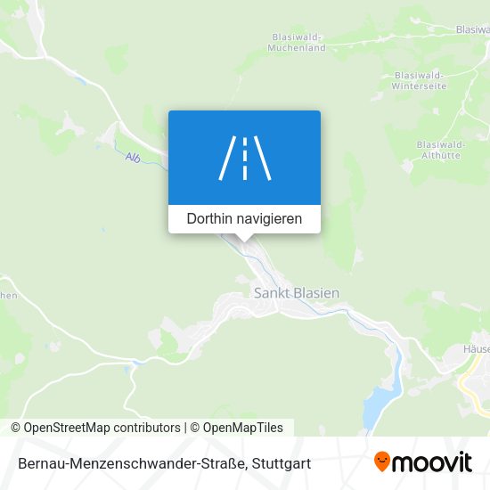 Bernau-Menzenschwander-Straße Karte