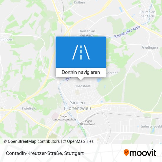 Conradin-Kreutzer-Straße Karte