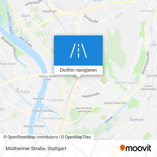 Müllheimer Straße Karte