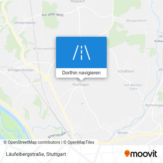 Läufelbergstraße Karte
