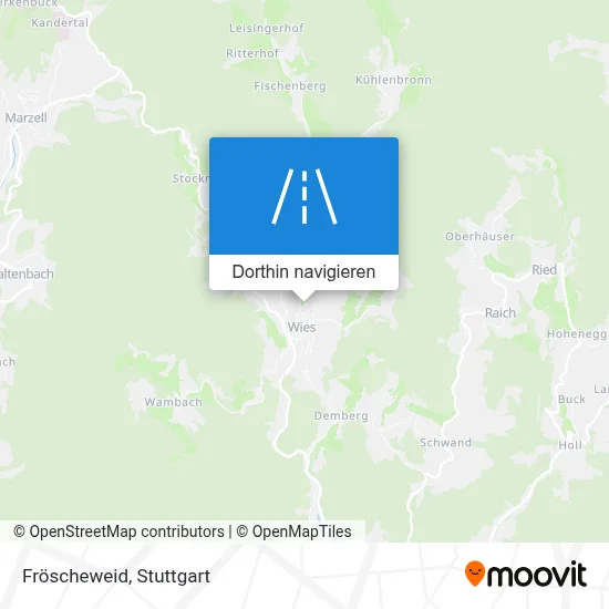 Fröscheweid Karte