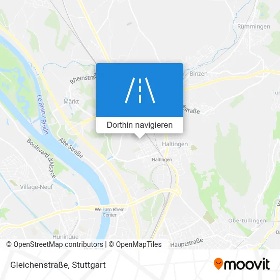 Gleichenstraße Karte