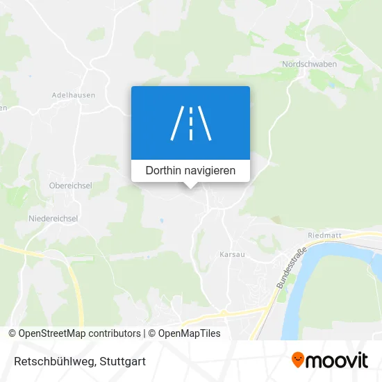 Retschbühlweg Karte