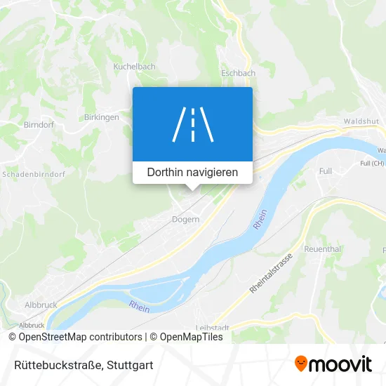 Rüttebuckstraße Karte