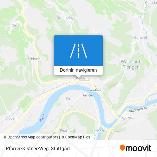 Pfarrer-Kistner-Weg Karte
