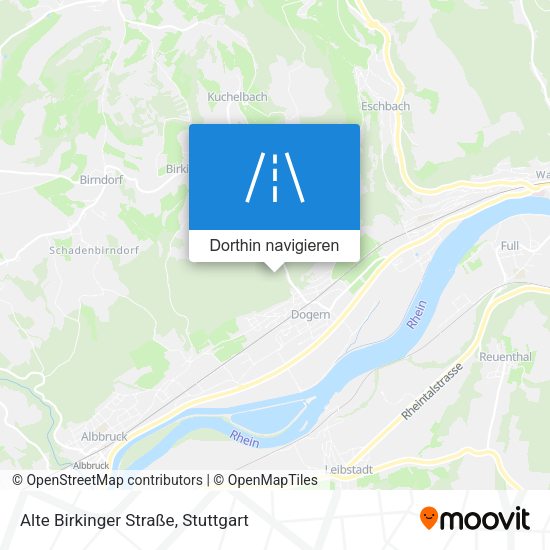Alte Birkinger Straße Karte