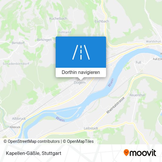 Kapellen-Gäßle Karte