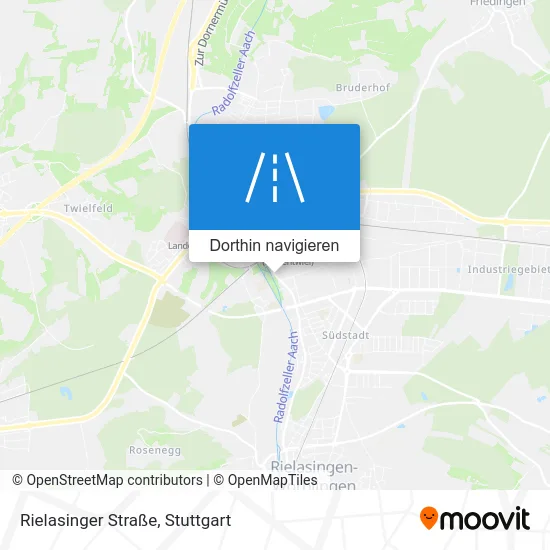 Rielasinger Straße Karte