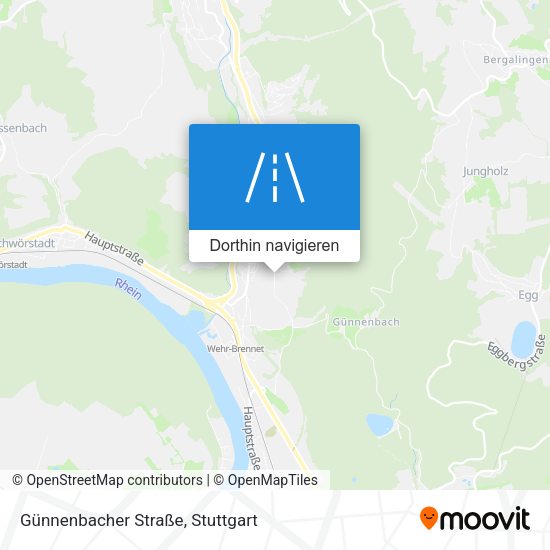 Günnenbacher Straße Karte
