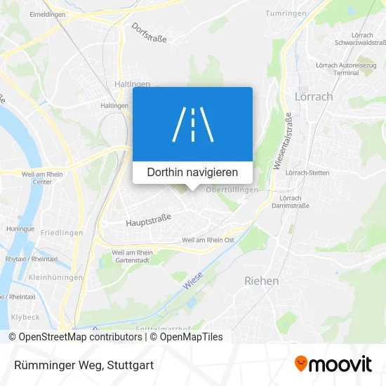 Rümminger Weg Karte