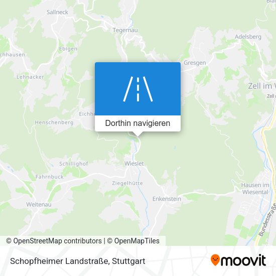 Schopfheimer Landstraße Karte