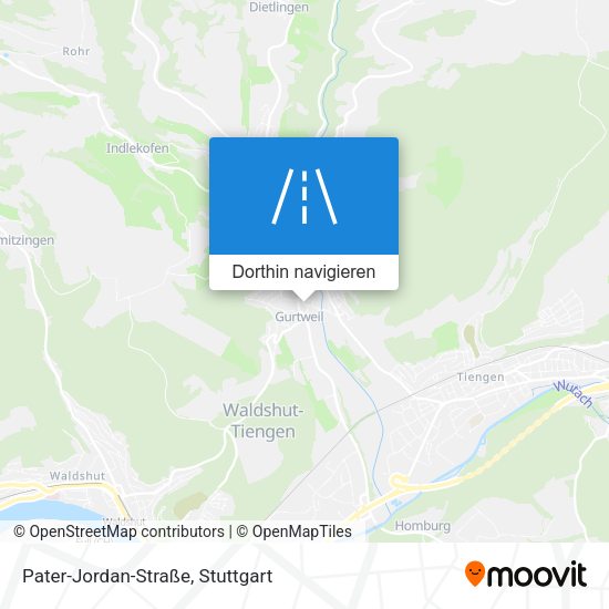 Pater-Jordan-Straße Karte
