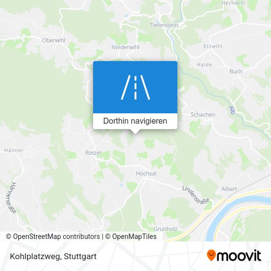 Kohlplatzweg Karte