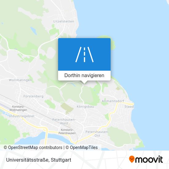 Universitätsstraße Karte