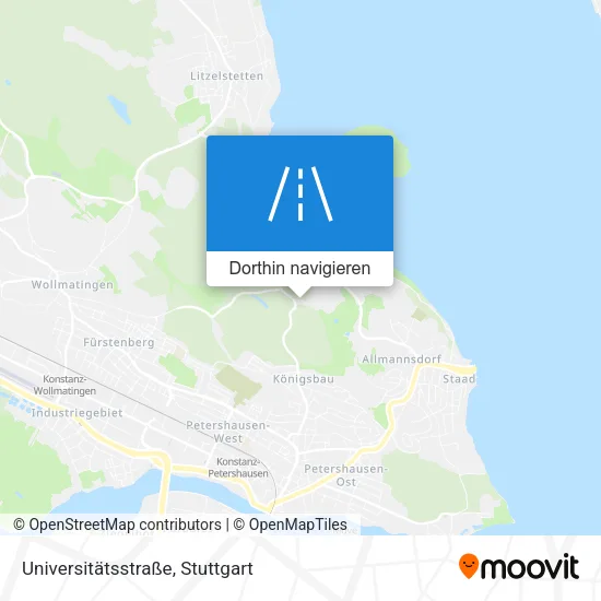 Universitätsstraße Karte