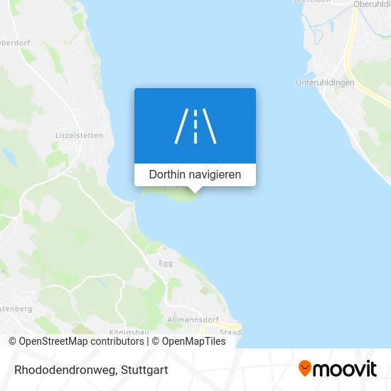 Rhododendronweg Karte