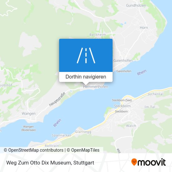 Weg Zum Otto Dix Museum Karte
