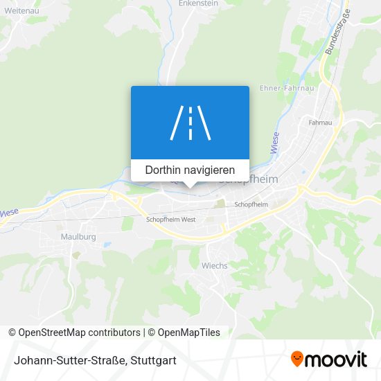 Johann-Sutter-Straße Karte