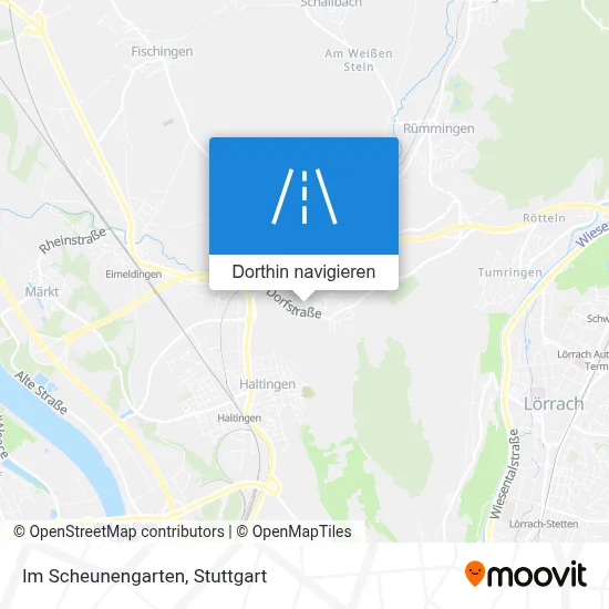 Im Scheunengarten Karte