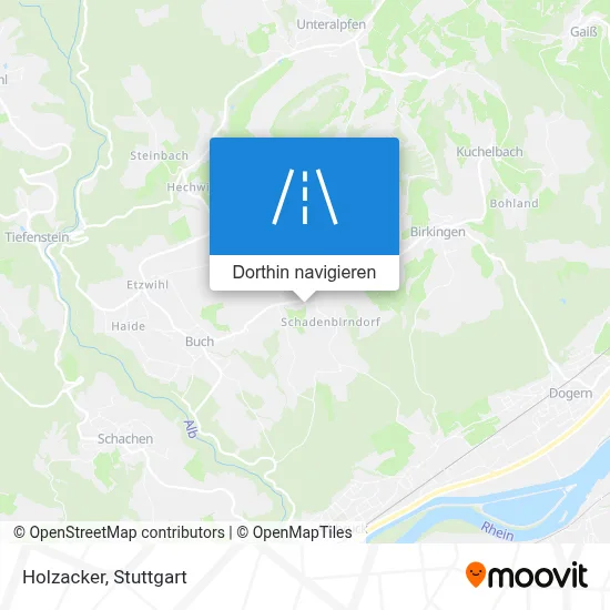 Holzacker Karte