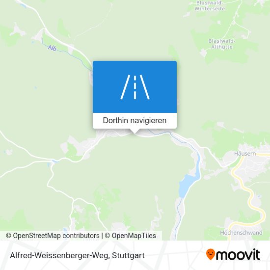 Alfred-Weissenberger-Weg Karte