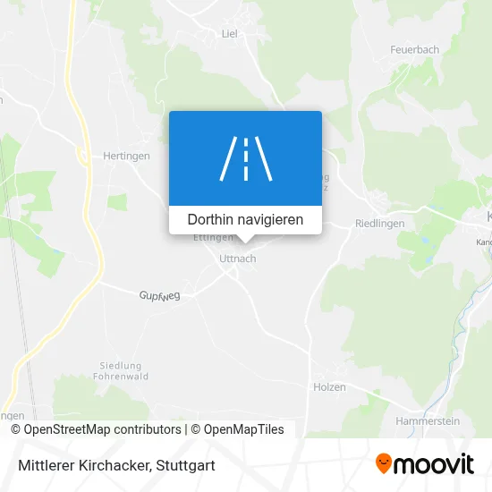 Mittlerer Kirchacker Karte