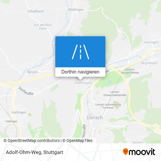 Adolf-Ohm-Weg Karte