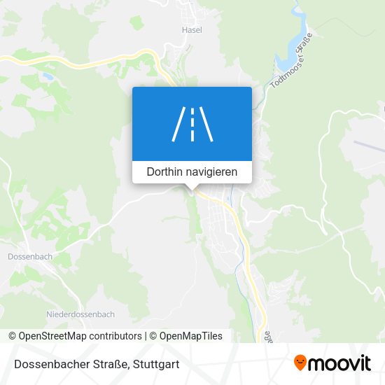 Dossenbacher Straße Karte