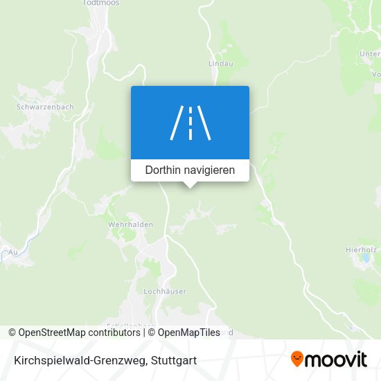 Kirchspielwald-Grenzweg Karte