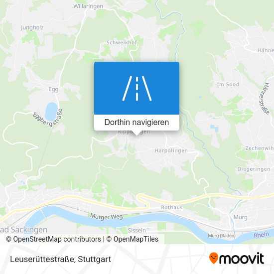 Leuserüttestraße Karte