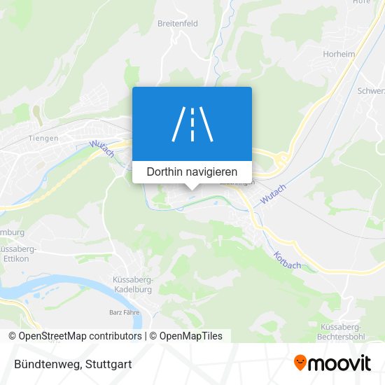 Bündtenweg Karte