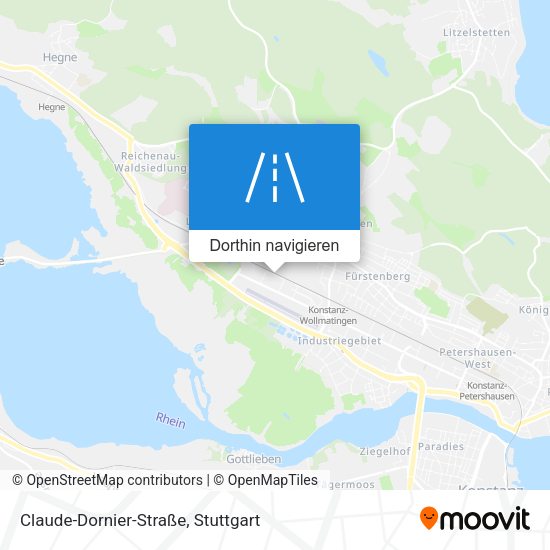 Claude-Dornier-Straße Karte