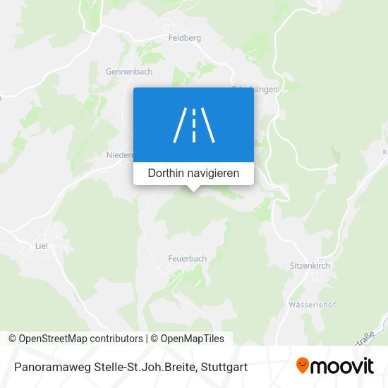 Panoramaweg Stelle-St.Joh.Breite Karte