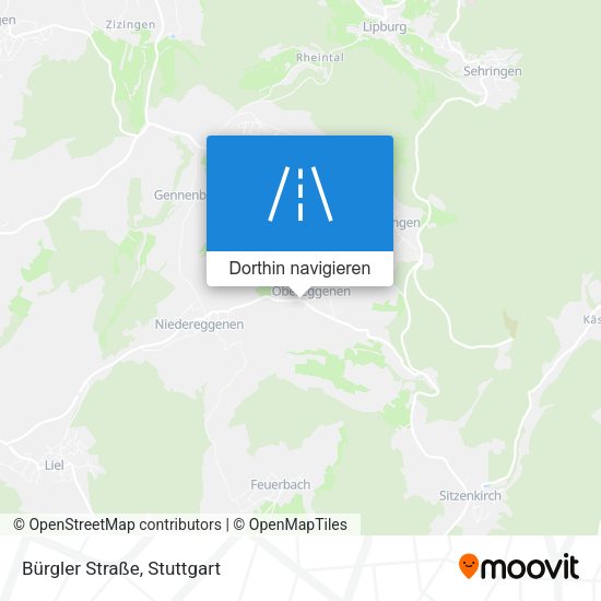 Bürgler Straße Karte