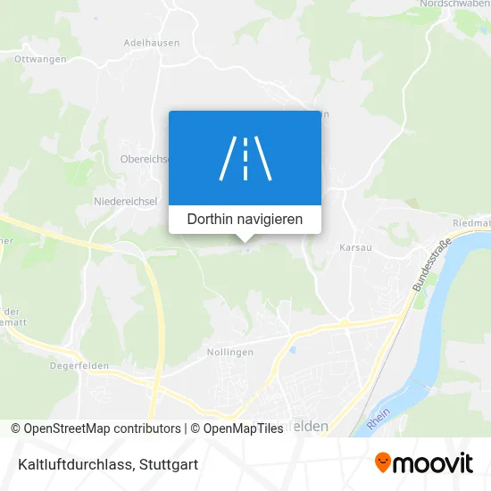 Kaltluftdurchlass Karte