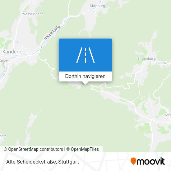 Alte Scheideckstraße Karte