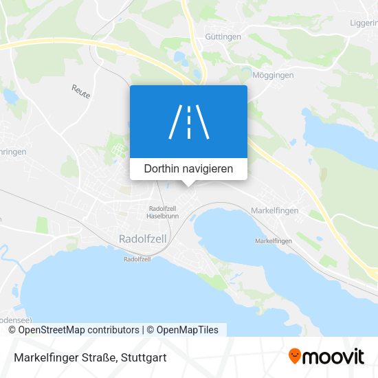 Markelfinger Straße Karte